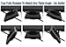 5starsuperdeal Portable Foldable TV Tray Table - Laptop, Eating, Drawing Tray Table Stand with Adjustable Tray with Sliding Adjustable Cup Holder (Black)
