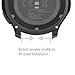 MORETEK Quick Release Watch Band Silicone Sport Wrist Bands Women Men Strap for Smartwatch 18mm 20mm 22mm (BlackGrey, 20mm)
