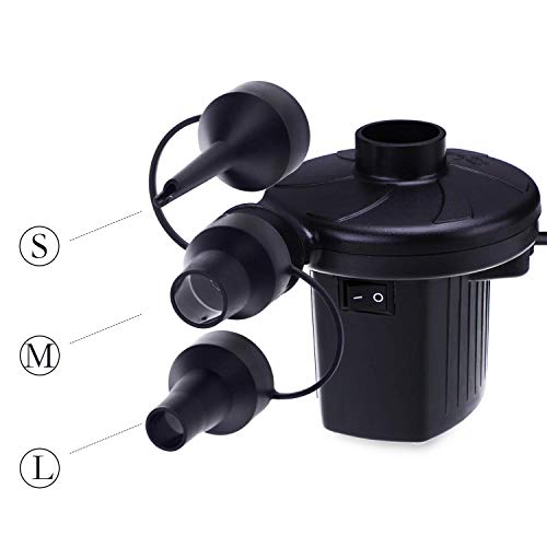 Helonge Air Pump Replacement Nozzles, 3 Pack Inflatable Pump Nozzles Head, Air Pump Inflator Adaptor Accessory for Partial Air Bed, Air Mattress etc