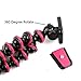 IYOOVI Octopus Phone Tripod for IPhone, Cellphone, Smartphone with Phone Mount Holder Clip + Bluetooth remote