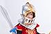 Spooktacular Creations Deluxe Knight Role Play Costume (S(5-7yr)) Sliver