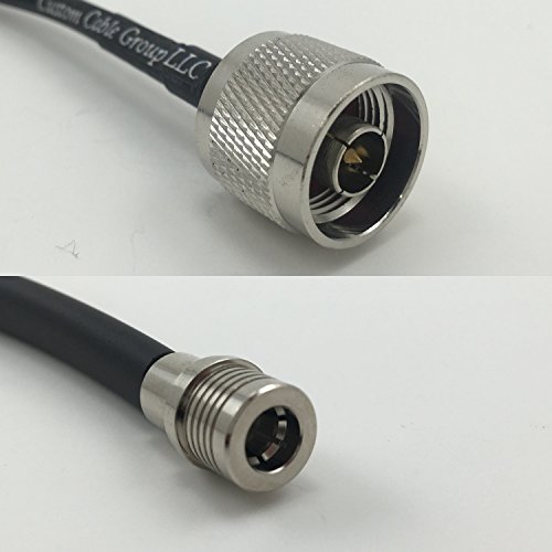 3 feet RG58 N MALE to QMA MALE Pigtail Jumper RF coaxial cable 50ohm High Quality Quick USA Shipping