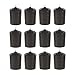 SRG Black Unscented 15 Hours Votive Candles Pack of 12 primary