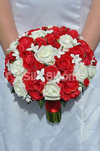 Red Roses And Stephanotis Bouquets