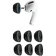 Comply Memory Foam Replacement Earbud Tips for Apple AirPods Pro 1 & 2 | Ultimate Comfort, Secure Fit, Superior Noise Isolation | Anti Slip, Prevent From Falling Out | Black, Large (3 Pairs)