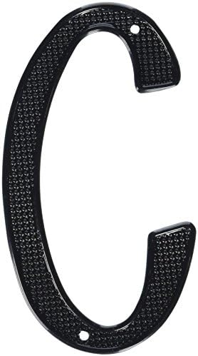 National Brand Alternative901070 Black Metal House Letter 'C', 4"