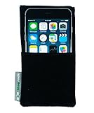 Cell Phone Anti Radiation Pouch (Large Smart Phones up to 6.25 inches high and 3 inches wide) Black