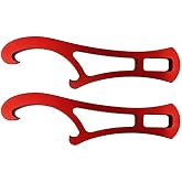 Motis - Firefighting Mini Spanners, Lightweight &amp; Portable Spanner Wrench, Must Have Firefighter Tools, Red, 2-Pack