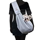 Alfie Pet by Petoga Couture - Chico Reversible Pet Sling Carrier - Color: Grey