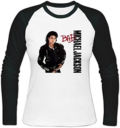 Michael Jackson Bad Womens Long T-Shirt XXL White