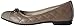 Ecco Footwear Womens Touch Quilted Ballerina Ballet Flat, Warm Grey/Stone, 37 EU/6-6.5...
