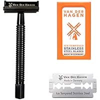 Van Der Hagen Safety Razor Kit 110MM, Black
