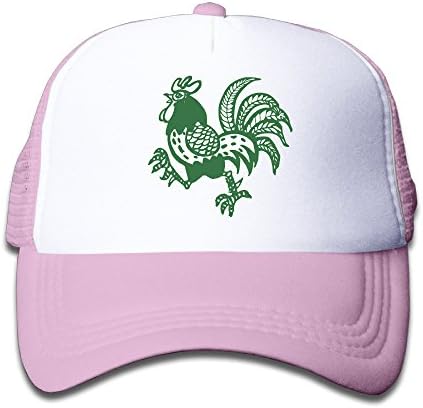 Retro Rooster Chicken Farm Toddler Sports Summer Baseball Hat Solid Colors Great For Kids