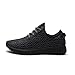 Nepretty Casual Fashion Sneakers Breathable Athletic Running Sports Shoes Men Women Unisex Couple, All Black