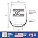 Colorado Flag - Stemless Wine Glass - Centennial State Themed Gift and Décor - Large 17 Ounce