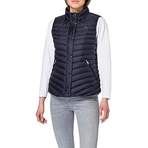 GANT LIGHT DOWN GILET dames Lichtdoorlatend gelakt