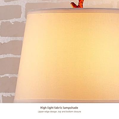 Desk lamp Living Room American Country Table Lamp Bedroom Bedside Lamp Modern Creative Coral Table Lamp Study Reading… 41Y4G AvICL