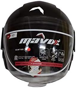 MAVOX HULL O/F Helmet Textured BK 580 (Black)