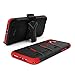 ZIZO Bolt Series iPhone 11 Pro Max Case - Heavy-Duty Military-Grade Drop Protection w/Kickstand Included Belt Clip Holster Tempered Glass Lanyard - Black/Red