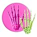 UU19EE Baking Forms 1PC Cake Pan Halloween Skull Hand Silicone Soap Mold Fondant Cake Decorating Tools Kitchen Chocolate DIY Molds