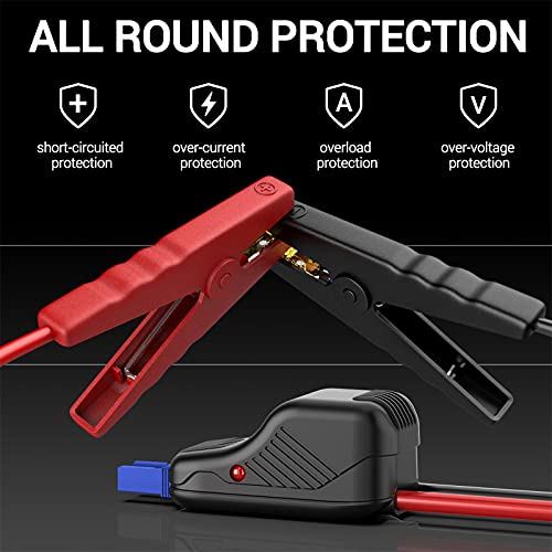 LOFTEK Car Jump Starter, 1000Amp Peak Lithium Jump Box For Up To 7L Gas