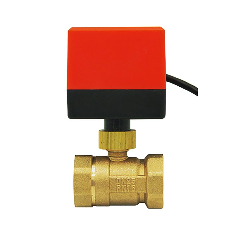 2 Way motorised Valve Electric Ball Valve AC220v AC24v DC12v 1/2 3/4 1 1-1/4 1-1/2 2 inch (AC220v, 1 inch)