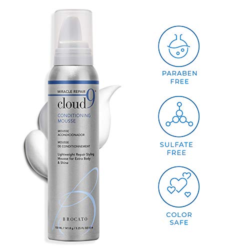 Brocato Cloud 9 Conditioning Hair Mousse Curl Styling Products for