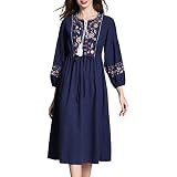 sachin and babi light blue dress Mexican Embroidery Tunic Top Dress - Rayon, Available in Multiple Sizes  (XS, S, M, L) | Trendy Design, Off Shoulder, Lightweight, Easy Maintenance,  Stretchable Fabric, Durable Stitching, Slim Fit main image 0