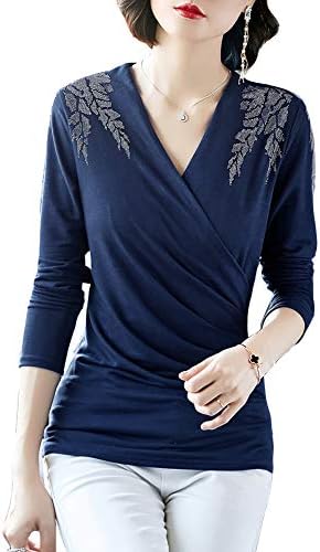 社交ダンス 練習着 公式通販 トップス Vネック 着やせ効果 キラキラ 社交 ダンス モダンラテン衣装 レッスン着 ダンスtシャツ 発表会 ステージ衣装 ダンス衣装 カラオケ衣装 レッスンウェア ブルー ブラウス グレー 肌着 ブラック