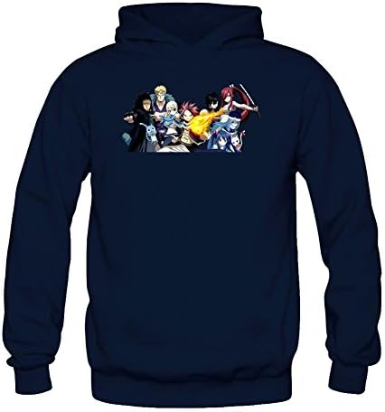 Akrcnit Women Long Sleeve Sweatshirt Hoodies for Fairy Tail Anime Crew Neck M Royal Blue