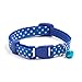 Pet Collars,Haoricu Collars Pet Supplies Polka Dot Cat Collars Pendant Necklace for Dog Adjustable Dog Collar Colliers (Blue)
