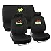BDK WB Scooby Doo Combo Auto Interior Gift Set : Seat Covers and Matching Carpet Floor Mats