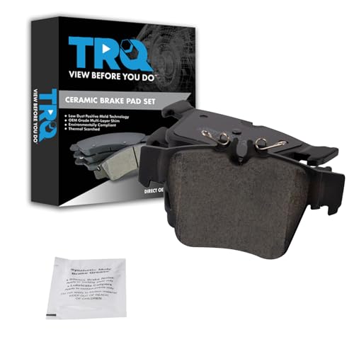 TRQ Rear Brake Pads Ceramic Compatible with 2016 Mercedes-Benz C450 AMG 2017-20…