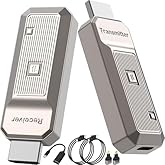 Wireless HDMI Transmitter and Receiver 100ft/30m, 4K Decode 1080P@60Hz Plug & Play, Dual Band 2.4G/5G Portable HDMI Extender Kit for Streaming Video/Audio to Monitor from Laptop/PC/Projector Grey