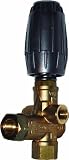 AR Annovi Reverberi VRT3-310 Pressure Washer Unloader, Black, 4500 PSI, Knob, Brass