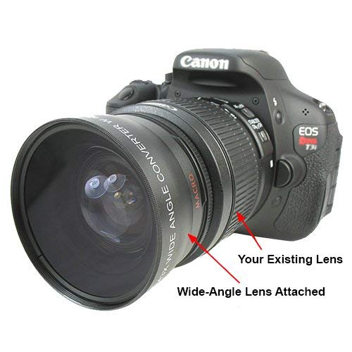 image for Canon 4000D/Rebel T100 DSLR Camera + 18-55mm 3 Lens Kit + 16GB Top Val
