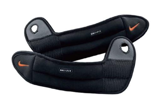Nike Wrist Weights (Black/Orange Blaze/Anthracite, 1-Pounds) in