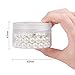 PH PandaHall About 100 Pcs 10mm Tiny Satin Luster Glass Pearl Bead Round Loose Spacer Beads for Jewelry Making White