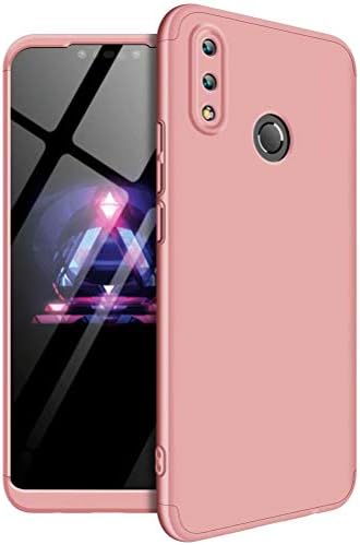 MISSDU replacement for Case Huawei Nova 3i/ P Smart + Case Ultra-Thin Case with [Tempered Glass Screen Protector] Simple Stylish Fully Protective Cover - rose gold