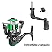 PLUSINNO Kids Fishing Pole,Light and Portable Telescopic Fishing Rod and Reel Combos for Youth Fishing by (Green Set Without Box, 115CM 45.27In)