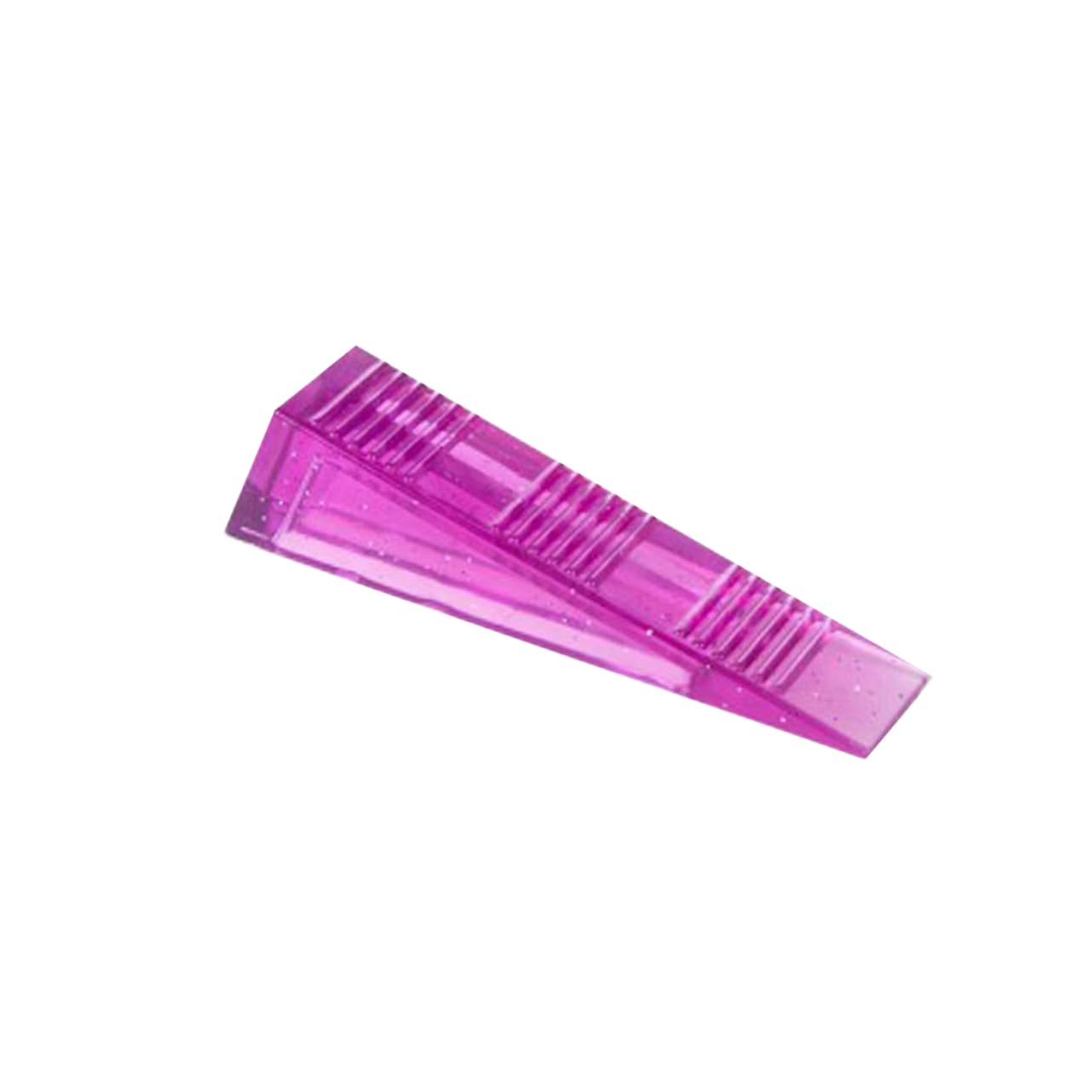 Toyvian Crystal Door Stopper Windproof Door Stop Wedge lexible Door Holder Slip Resistant Finger Protector for Home Office (Purple)