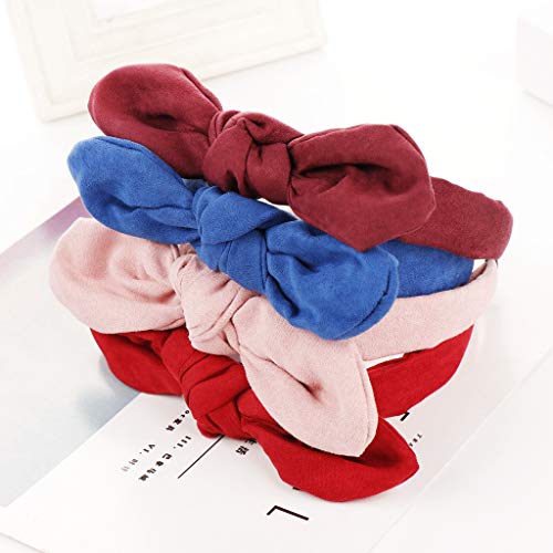 image for NANTE Top Bow Knot Hairband Hoop Simple Sweet Girls Hairband Fashion H