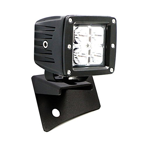 iJDMTOY 40W High Power CREE LED Pod Lights w/ Front Windshield A-Pillar Panel Mounting Brackets For 2007-2017 Jeep Wrangler JK