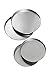 Juvale Stove Top Burner Covers - for Electric Stoves - Round Tin Burner Covers - Silver - Small/Large - 4 Piece Set - 10