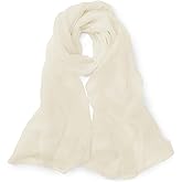 American Trends Silk Feeling Scarf for Women Long Lightweight Scarf Satin Head Scarves Wrap Neck Scarf