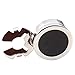 H&H HJ Men's Jewelry Round Button Cover Substitute to Traditional Cuff Links Color Silver Plating
