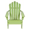 Shine Company 4621LG Westport II Hydro-TEX Finish, Lime Green Wooden Adirondack Chair