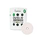 Smart Buy 100 Pack DVD-R 4.7gb 16x White Printable Inkjet Blank Media Record Disc, 100 Disc 100pk
