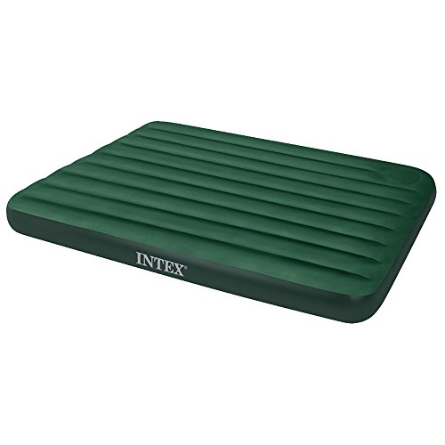 Intex Downy Airbed with Builtin Foot Pump, Queen Camping Companion