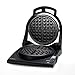 Chef'sChoice 840B WafflePro Taste/Texture Select Nonstick Classic Belgian Waffle Maker with Unique Quad Baking System and Easy Clean Overflow Channel, 4-Slice, Black